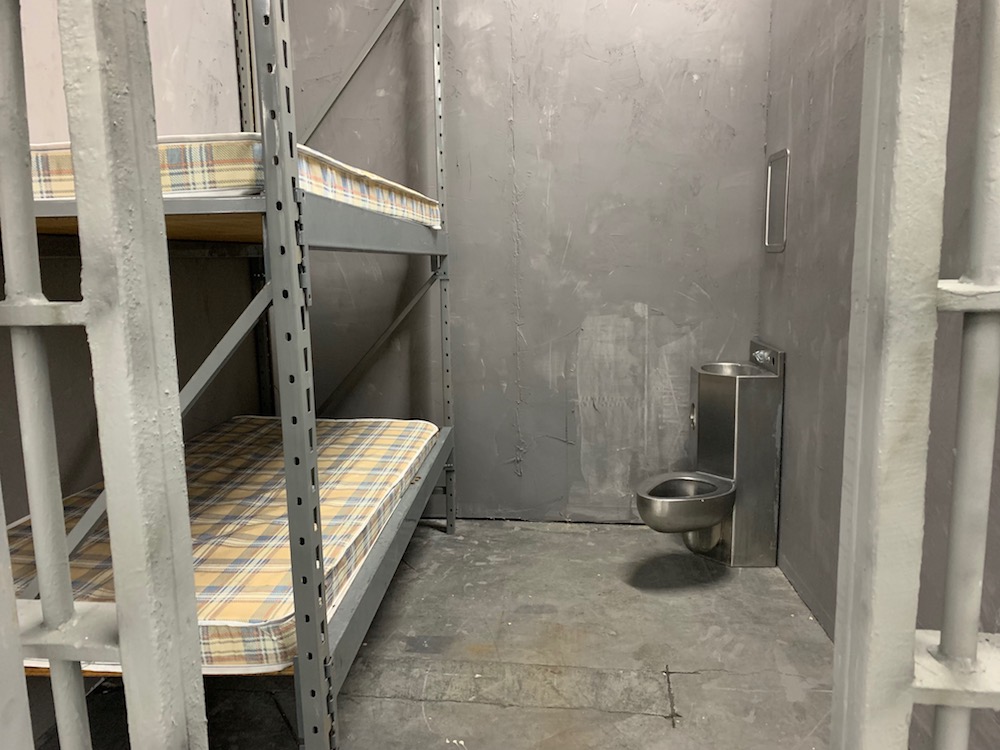 jail cell prison standing set Studio Space Atlanta 