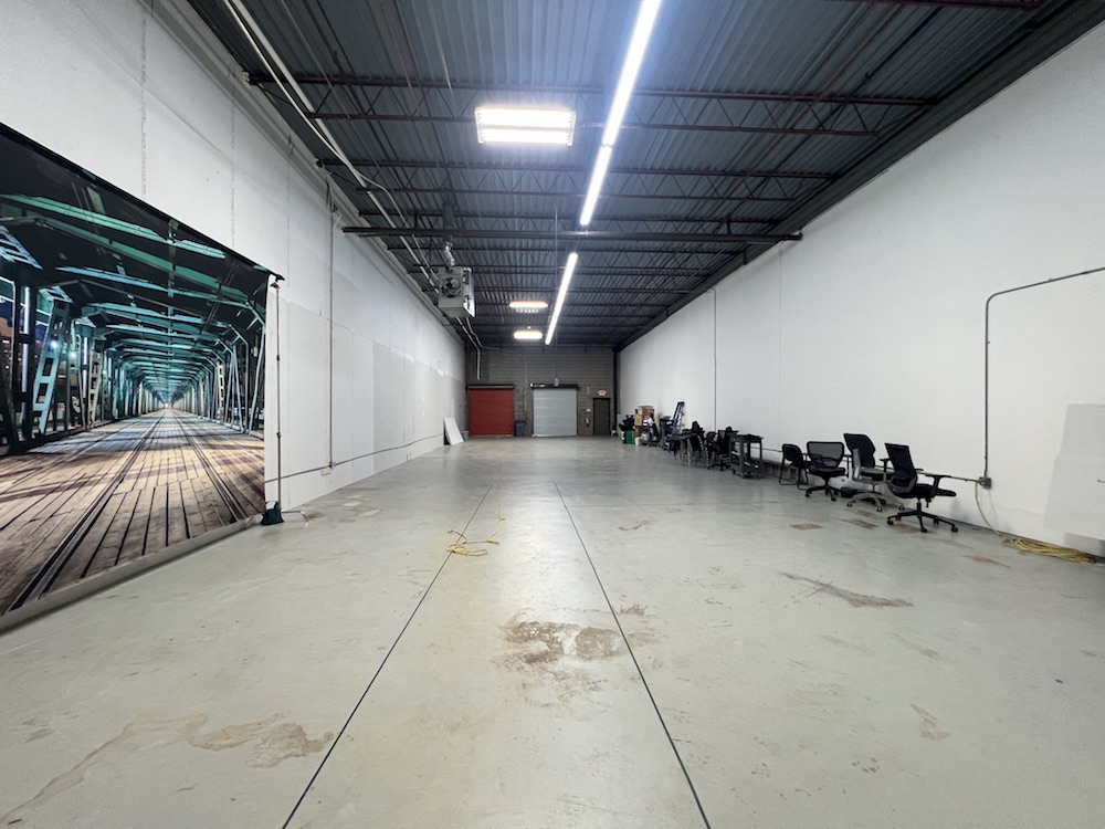 Atlanta Georgia production office warehouse set dec storage film support space